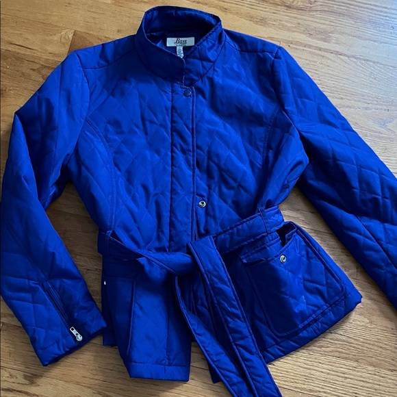 Bass Jackets & Blazers - Bass Women's Royal Blue Quilted Puffer Jacket